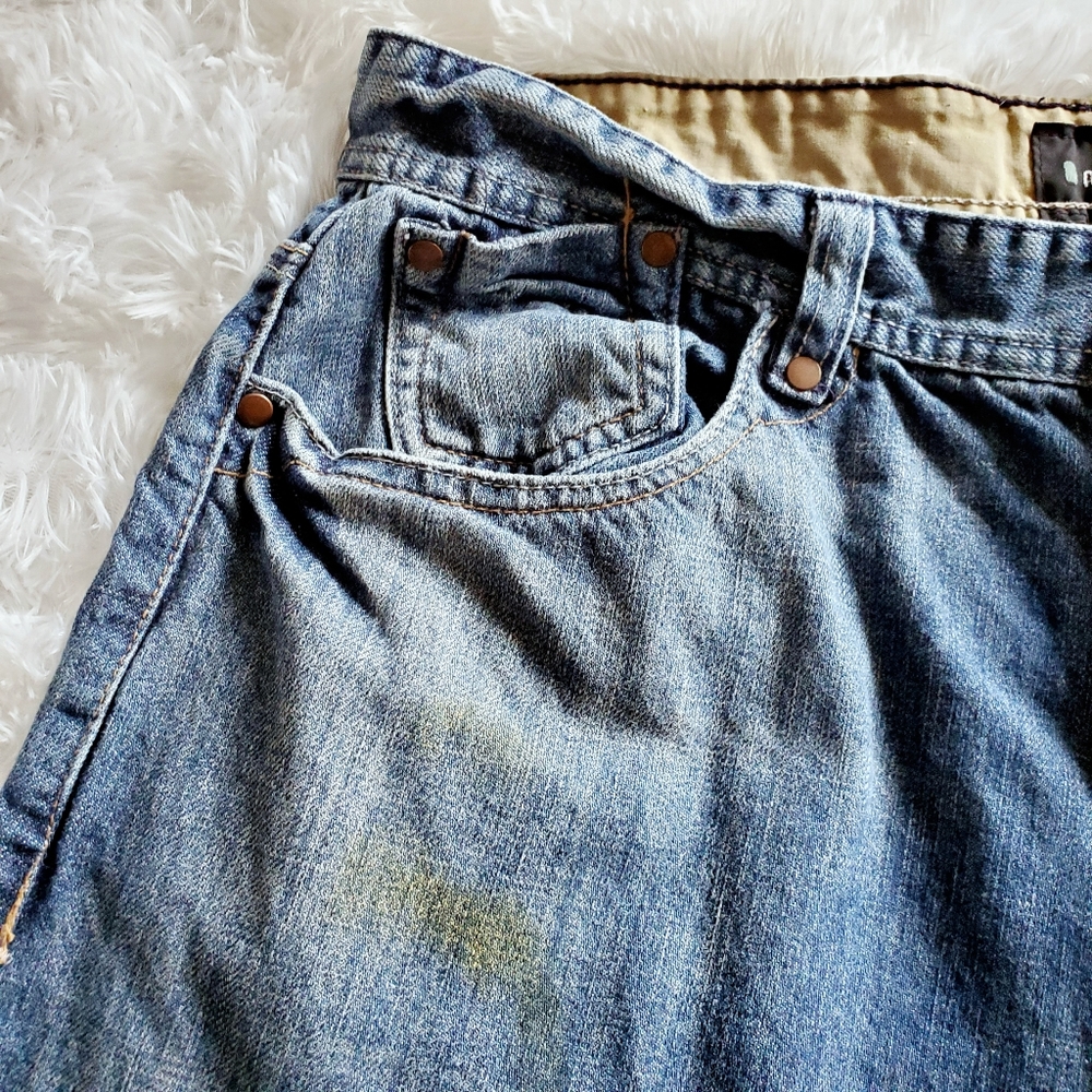 Jeans Distressed Denim | No Boundaries | Mens 38x30 - Picture 3 of 15